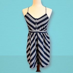 American Eagle Chevron Button Detail Sleeveless Dress Size Small